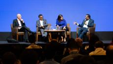 Andrew Pearce, VP Analytics and Global Advisory Lead, HIMSS; Veneeth Purushotaman, CIO, Aster DM Healthcare; Dr Tamara Sunbul, Medical Director of Clinical Informatics, Johns Hopkins Aramco Healthcare; and Arvind Sivaramakrishnan, CIO, Karkinos Healthcare Andrew Pearce, VP Analytics and Global Advisory Lead, HIMSS; Veneeth Purushotaman, CIO, Aster DM Healthcare; Dr Tamara Sunbul, Medical Director of Clinical Informatics, Johns Hopkins Aramco Healthcare; and Arvind Sivaramakrishnan, CIO, Karkinos Healthcare