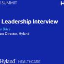 Chris Brice, EMEA healthcare director at Hyland. Chris Brice, EMEA healthcare director at Hyland.