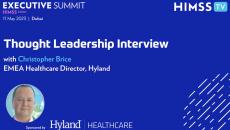 Chris Brice, EMEA healthcare director at Hyland. Chris Brice, EMEA healthcare director at Hyland.
