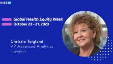 Christie Teigland, vice president of research science and advanced analytics at Inovalon. Christie Teigland, vice president of research science and advanced analytics at Inovalon.
