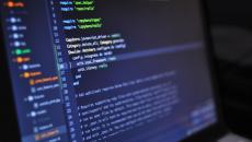Code on a computer monitor Code on a computer monitor