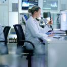 Doctors working in a lab Doctors working in a lab