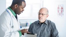Doctor and patient in ambulatory clinic Doctor and patient in ambulatory clinic