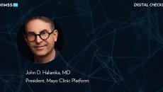 Dr. John Halamka, Mayo Clinic_Abstract polgonal shapes by Ihor Tsyvinskyi/Getty Images Dr. John Halamka, Mayo Clinic_Abstract polgonal shapes by Ihor Tsyvinskyi/Getty Images