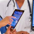Medical staff view electronic patient records