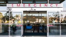 Open emergency department door Open emergency department door