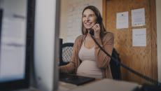 Pregnant person talking on the phone Pregnant person talking on the phone