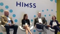 Moderator Michael Marchant, Evelyn Gallego, Ammon Fillmore and Melissa Soliz talk about interoperability and health equity at HIMSS23 in Chicago Monday. Moderator Michael Marchant, Evelyn Gallego, Ammon Fillmore and Melissa Soliz talk about interoperability and health equity at HIMSS23 in Chicago Monday.