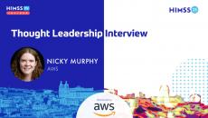 AWS' International Government Health Lead, Nicky Murphy AWS' International Government Health Lead, Nicky Murphy